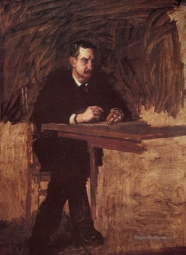 portrait portraits Painting - Portrait of Professor Marks Realism portraits Thomas Eakins